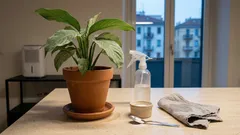 Bicarbonato sulle piante da interno: quando funziona davvero e quando può fare danni